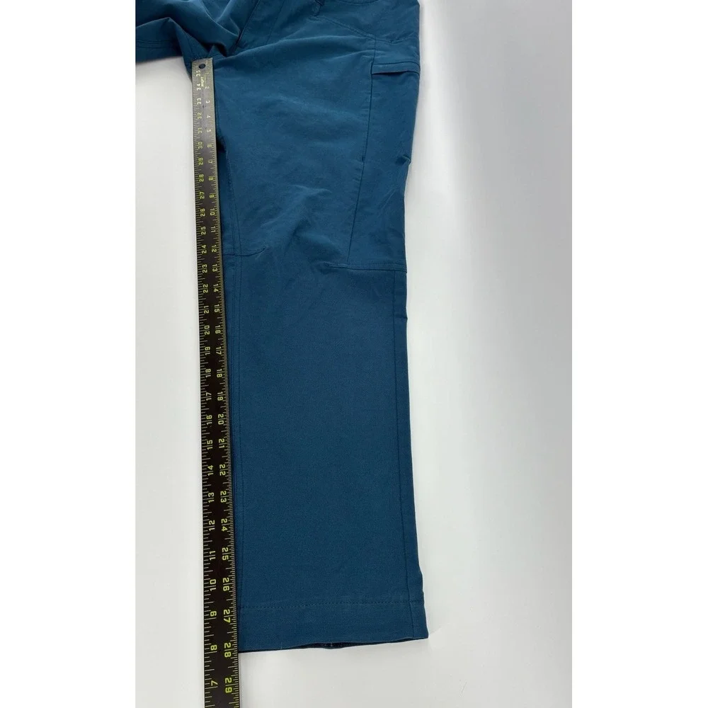 Mens 36x 30 Ten Thousand‎ Utility Pants Blue Nylon Blend Stretch